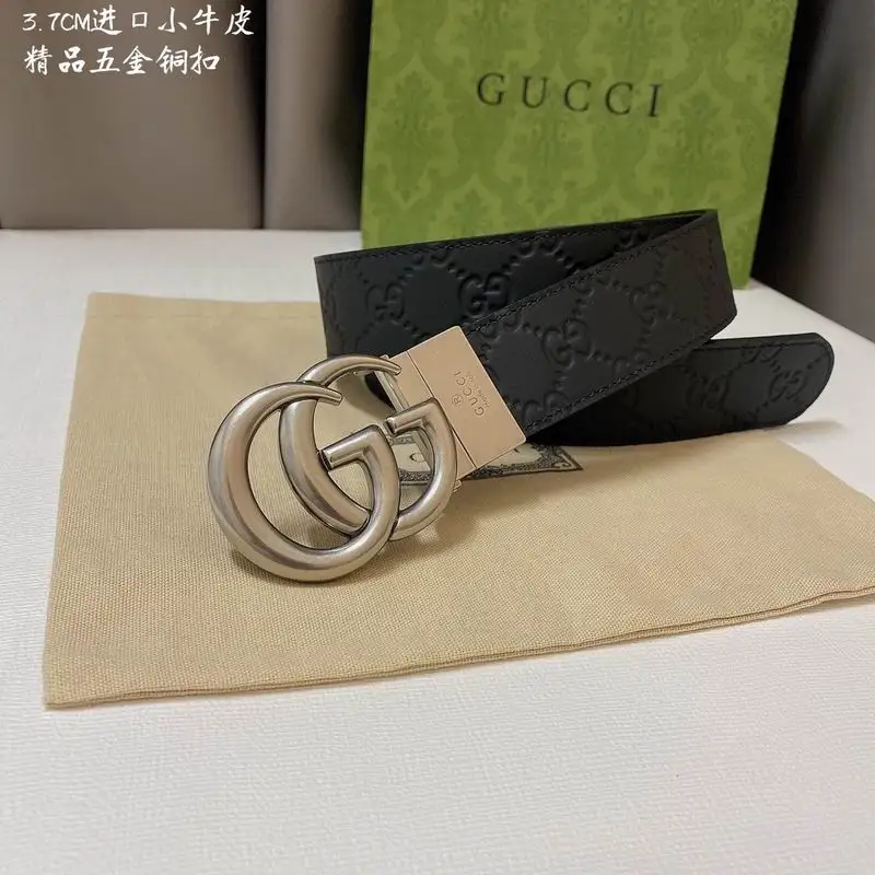 Gucci belt 37mmX95-125cm 7D02
